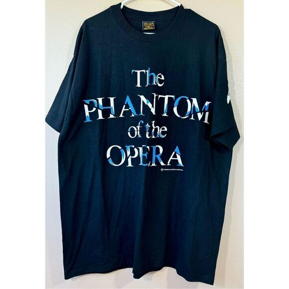 NWOT Vintage 80s Single Stitch Phantom Of The Opera Tee by Touch of Gold USA - Picture 1 of 9